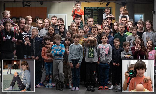 Group of 48 Ukrainian orphans evacuated from war-torn country by Scottish charity will travel to UK | Daily Mail Online