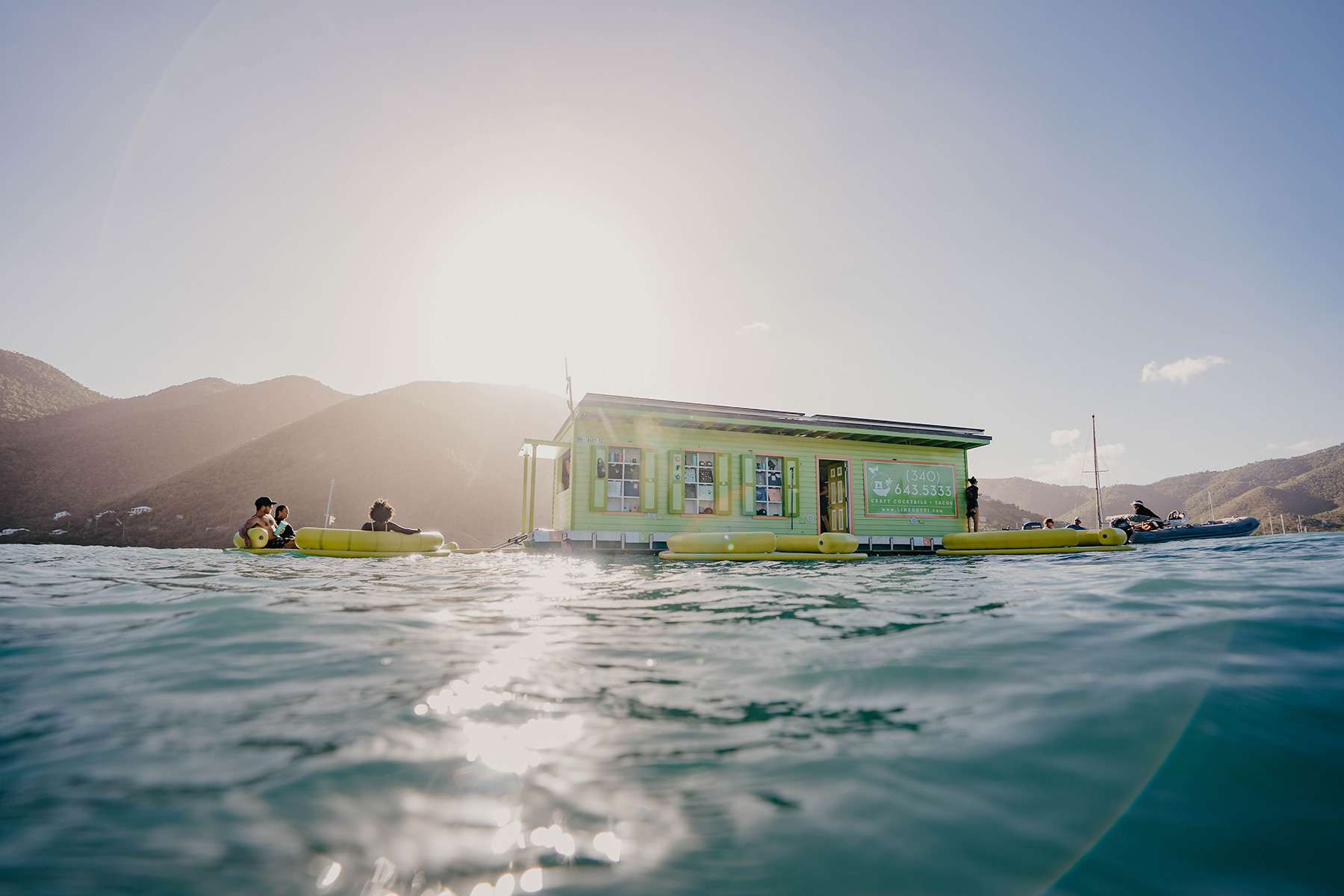 There’s a Floating Taco Bar in the Caribbean — and You Can Only Get There by Boat | Travel + Leisure