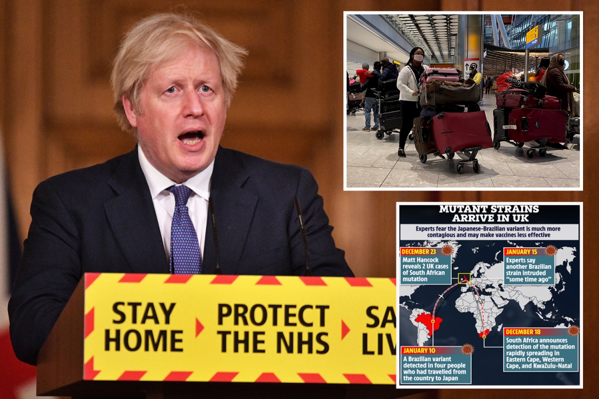 Boris Johnson ditches travel corridors for ALL countries from Monday over mutant virus fears