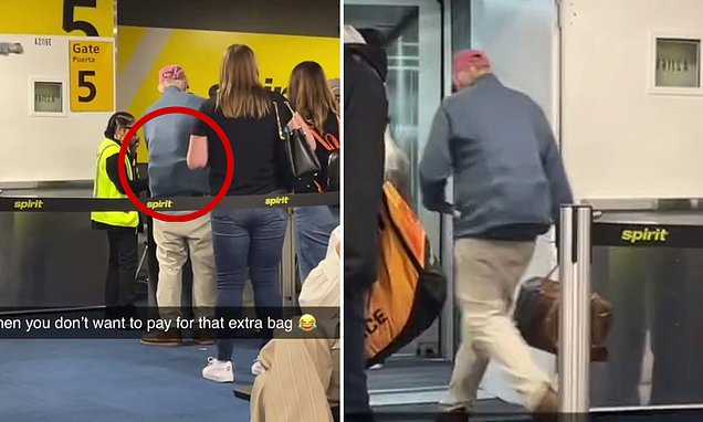 Travel hack to get an extra bag on a plane | Daily Mail Online