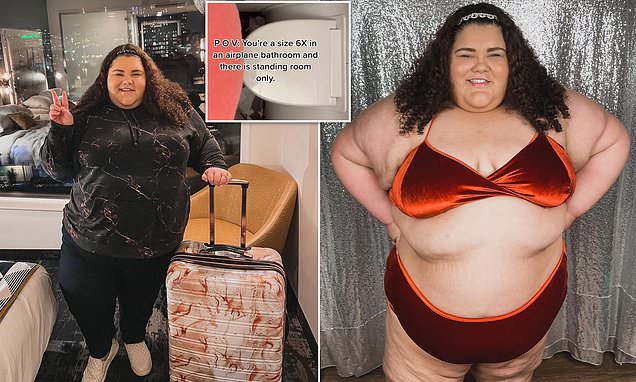 Plus-sized blogger is told she is ‘going to cause a plane crash’ after sharing her travel experience | Daily Mail Online